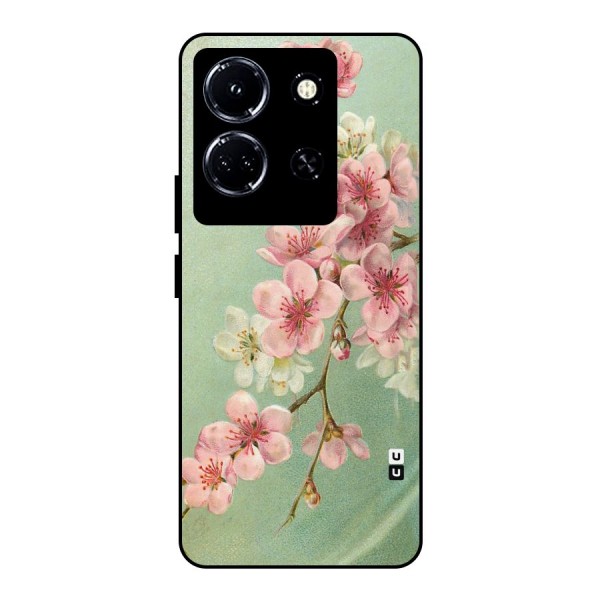 Blossom Cherry Design Metal Back Case for Infinix Note 30 5G