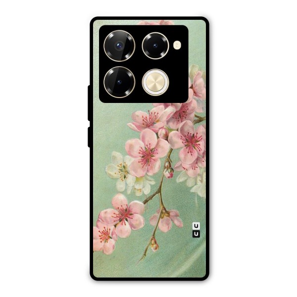 Blossom Cherry Design Metal Back Case for Infinix Note 40 Pro Plus