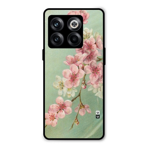 Blossom Cherry Design Metal Back Case for OnePlus 10T