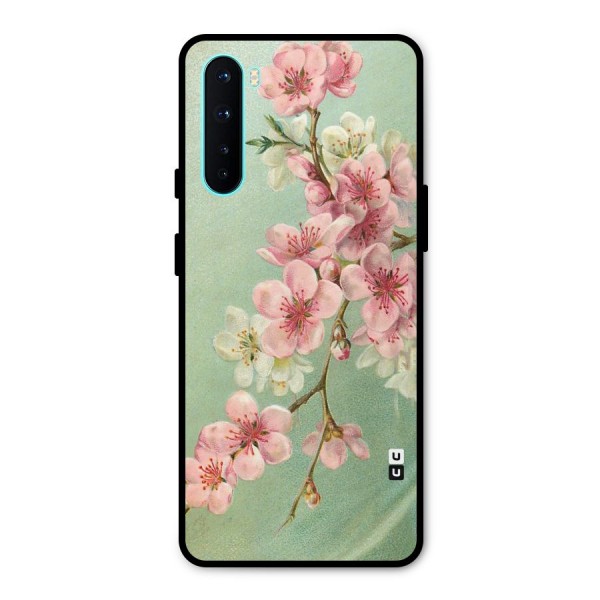 Blossom Cherry Design Metal Back Case for OnePlus Nord