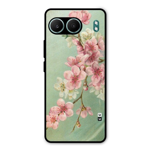 Blossom Cherry Design Metal Back Case for OnePlus Nord 4