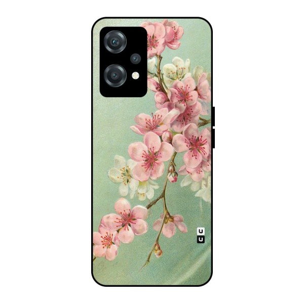Blossom Cherry Design Metal Back Case for OnePlus Nord CE 2 Lite 5G