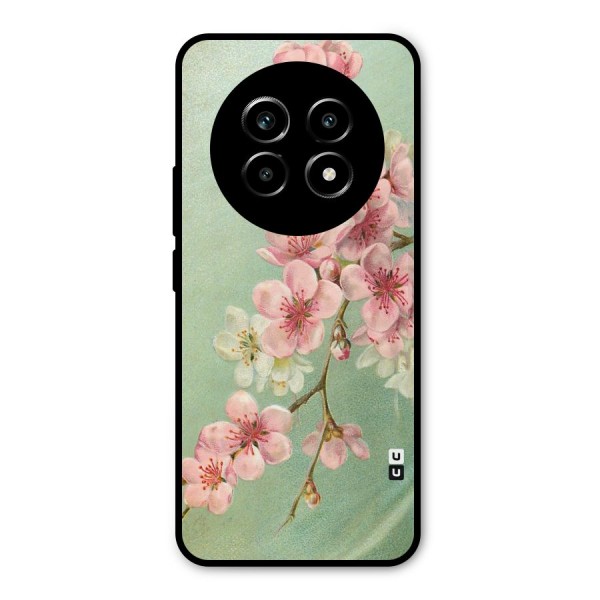 Blossom Cherry Design Metal Back Case for Realme 13 Pro