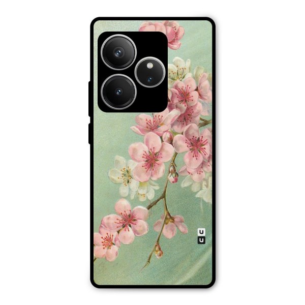 Blossom Cherry Design Metal Back Case for Realme GT 6