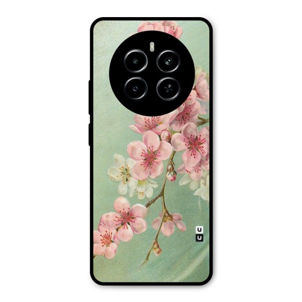 Blossom Cherry Design Metal Back Case for Realme P1