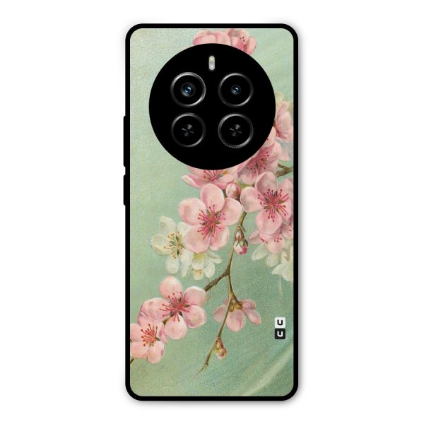 Blossom Cherry Design Metal Back Case for Realme P1 Pro