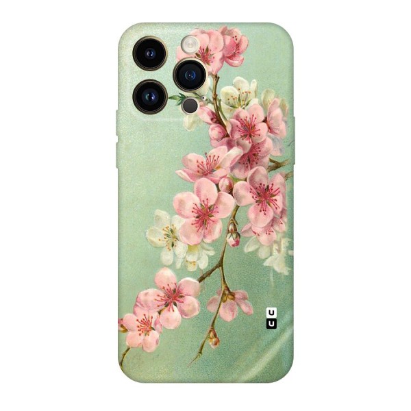 Blossom Cherry Design Original Polycarbonate Back Case for iPhone 14 Pro Max