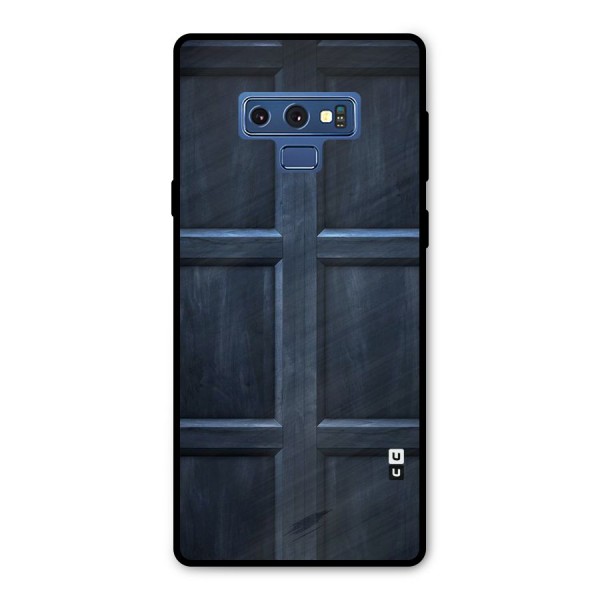 Blue Door Design Metal Back Case for Galaxy Note 9