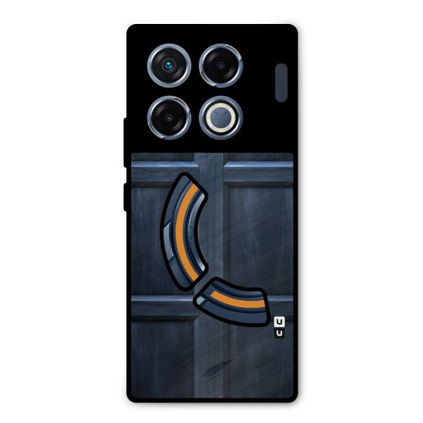 Blue Door Design Metal Back Case for Infinix GT 20 Pro