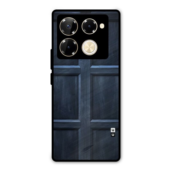 Blue Door Design Metal Back Case for Infinix Note 40 Pro