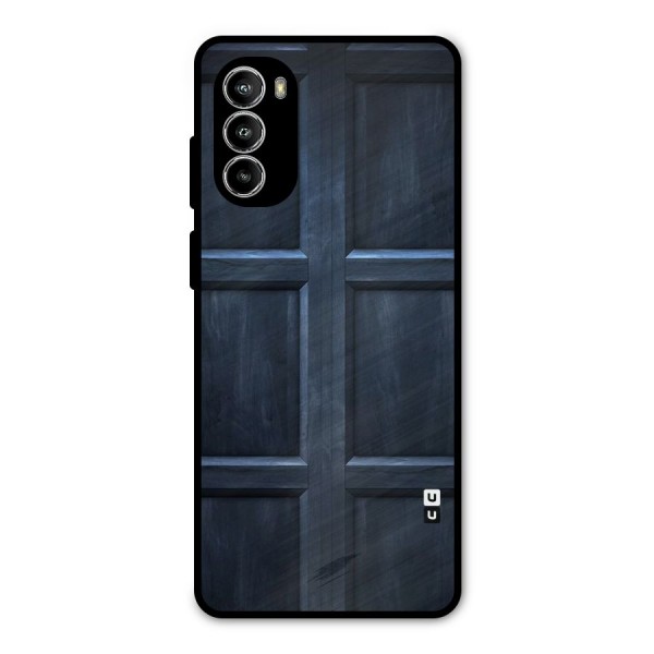 Blue Door Design Metal Back Case for Moto G52