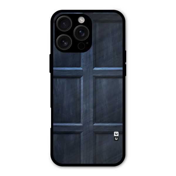 Blue Door Design Metal Back Case for iPhone 16 Pro Max