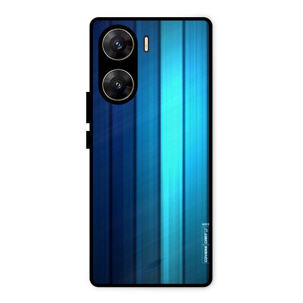Blue Hues Metal Back Case for Vivo V29e