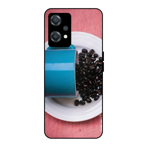 Blue Mug And Beans Metal Back Case for OnePlus Nord CE 2 Lite 5G