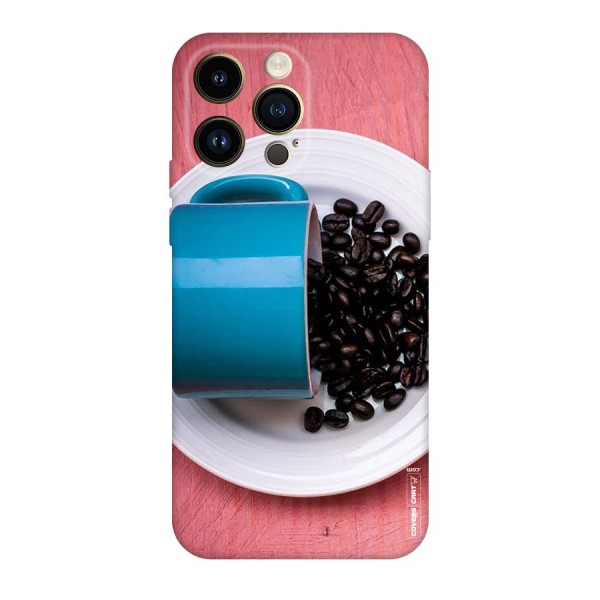 Blue Mug And Beans Original Polycarbonate Back Case for iPhone 14 Pro Max