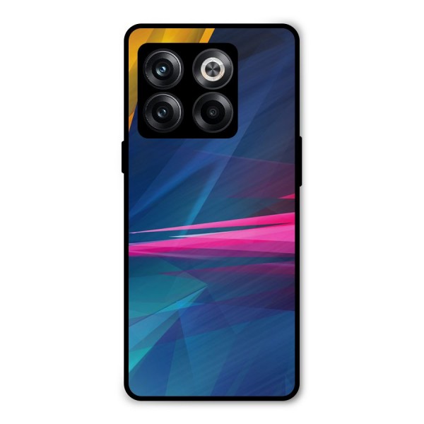 Blue Red Abstract Metal Back Case for OnePlus 10T