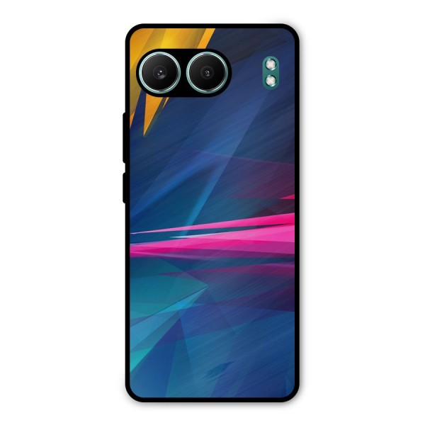 Blue Red Abstract Metal Back Case for OnePlus Nord 4