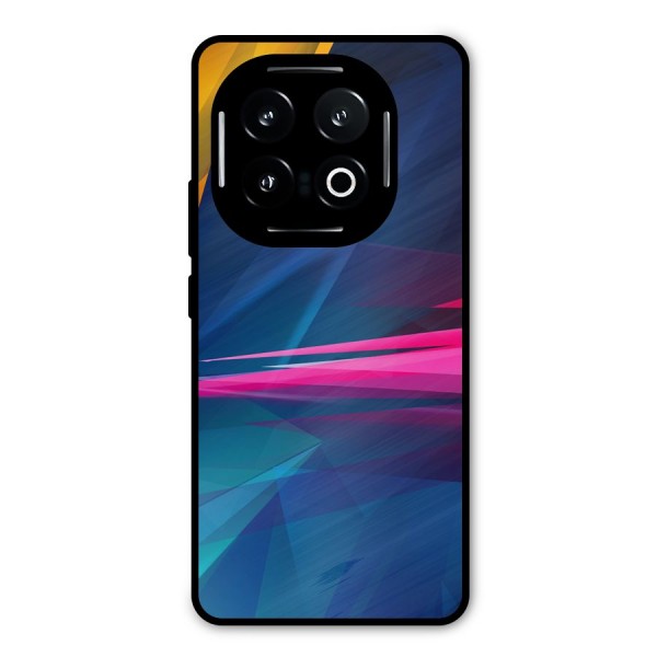 Blue Red Abstract Metal Back Case for iQOO 13