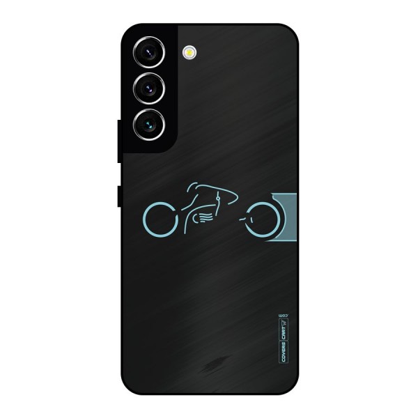 Blue Ride Metal Back Case for Galaxy S22 5G