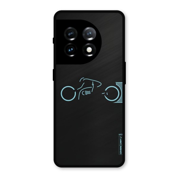 Blue Ride Metal Back Case for OnePlus 11