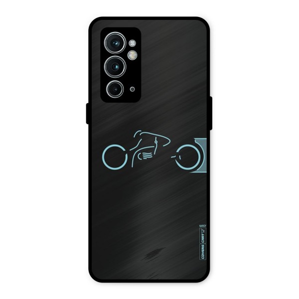 Blue Ride Metal Back Case for OnePlus 9RT 5G