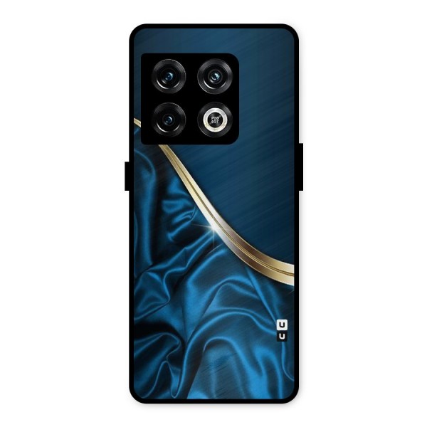 Blue Smooth Flow Metal Back Case for OnePlus 10 Pro 5G