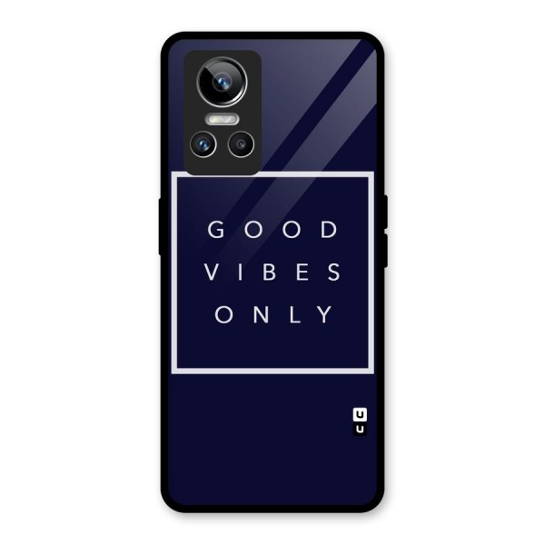 Blue White Vibes Glass Back Case for Realme GT Neo 3
