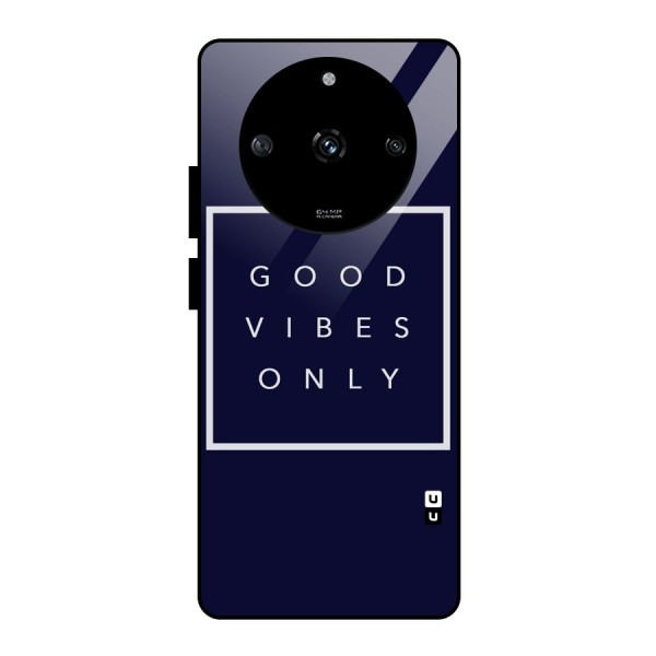 Blue White Vibes Glass Back Case for Realme Narzo 60 5G