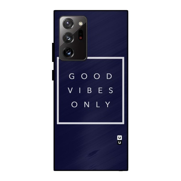 Blue White Vibes Metal Back Case for Galaxy Note 20 Ultra