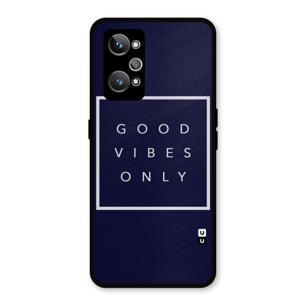 Blue White Vibes Metal Back Case for Realme GT Neo 3T