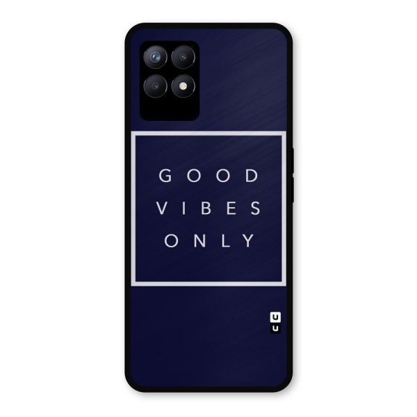 Blue White Vibes Metal Back Case for Realme Narzo 50