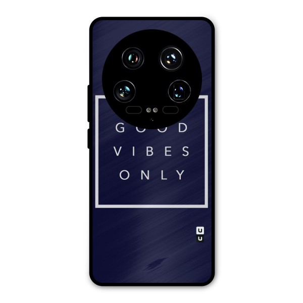 Blue White Vibes Metal Back Case for Xiaomi 14 Ultra