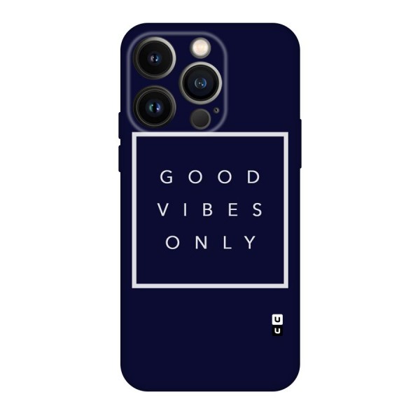 Blue White Vibes Original Polycarbonate Back Case for iPhone 14 Pro