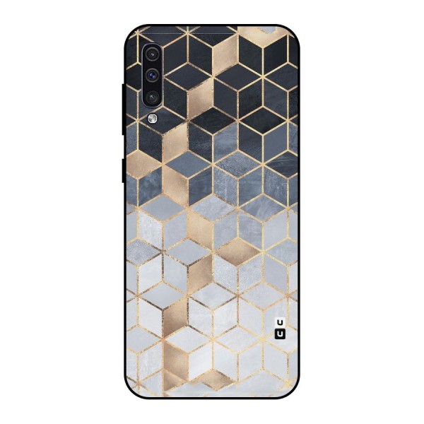 Blues And Golds Metal Back Case for Galaxy A50