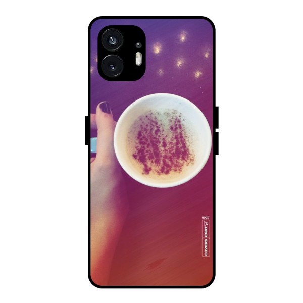 Bokeh Coffee Mug Metal Back Case for Nothing Phone 2