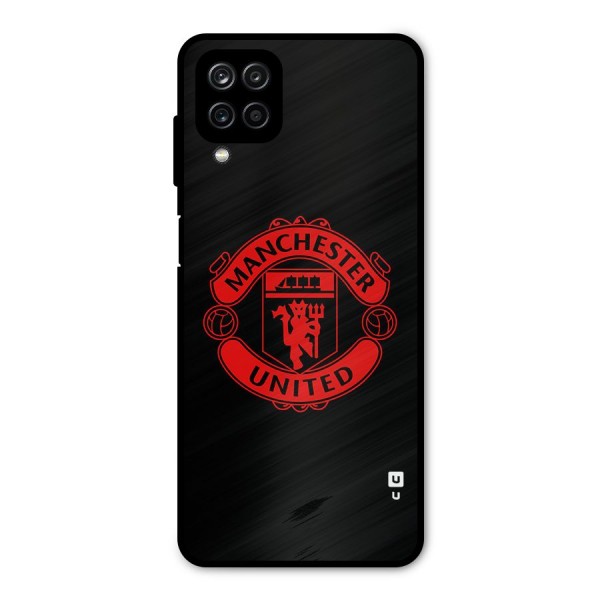 Bold Mancheter United Metal Back Case for Galaxy A12