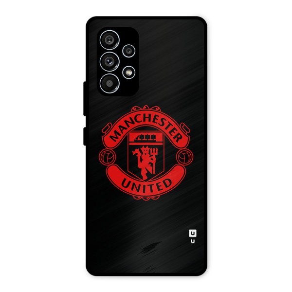 Bold Mancheter United Metal Back Case for Galaxy A53 5G