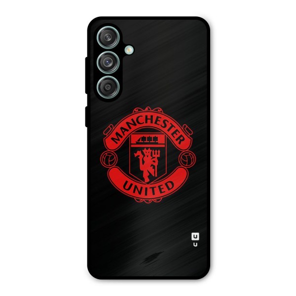 Bold Mancheter United Metal Back Case for Galaxy M55 5G