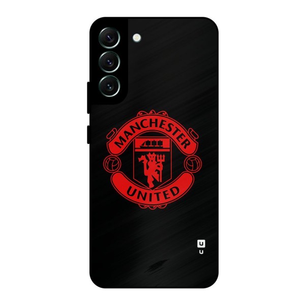 Bold Mancheter United Metal Back Case for Galaxy S22 Plus 5G