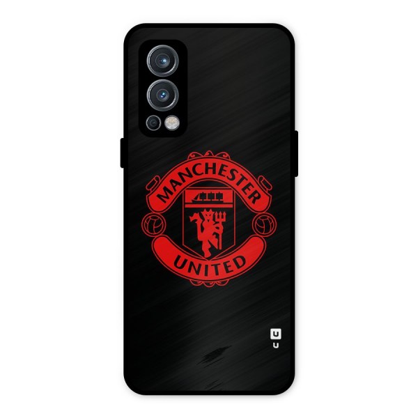 Bold Mancheter United Metal Back Case for OnePlus Nord 2 5G