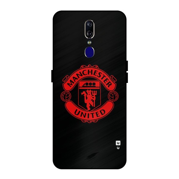 Bold Mancheter United Metal Back Case for Oppo F11