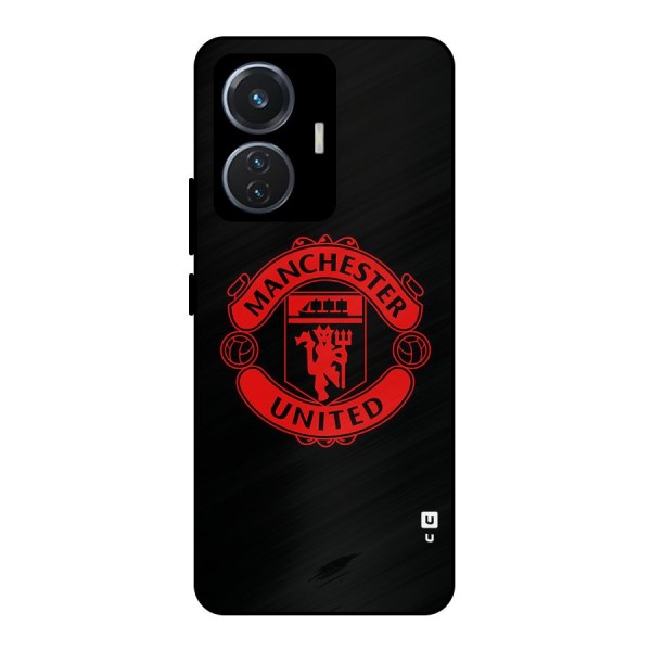 Bold Mancheter United Metal Back Case for iQOO Z6 44W