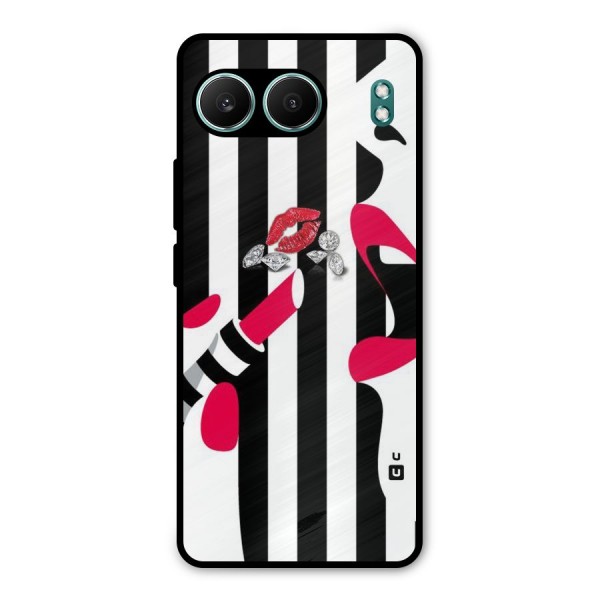 Bold Woman Metal Back Case for OnePlus Nord 4