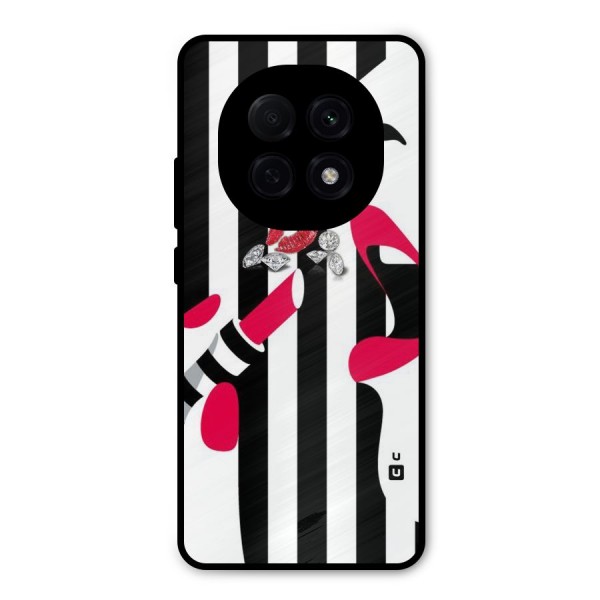 Bold Woman Metal Back Case for Oppo F29 Pro