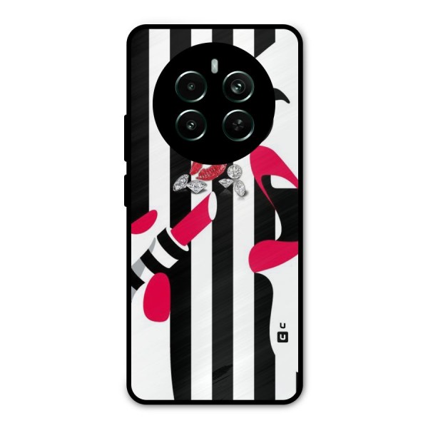Bold Woman Metal Back Case for Realme 12 Pro Plus
