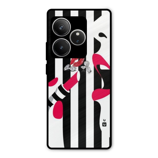 Bold Woman Metal Back Case for Realme GT 6