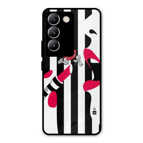 Bold Woman Metal Back Case for Vivo Y200e