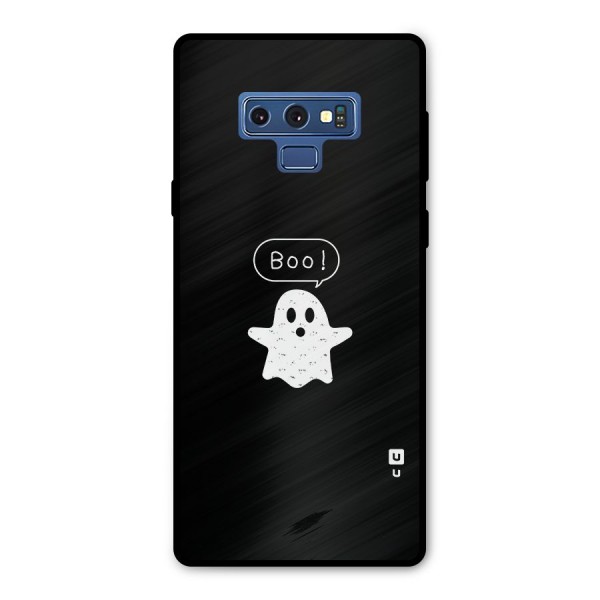 Boo Cute Ghost Metal Back Case for Galaxy Note 9