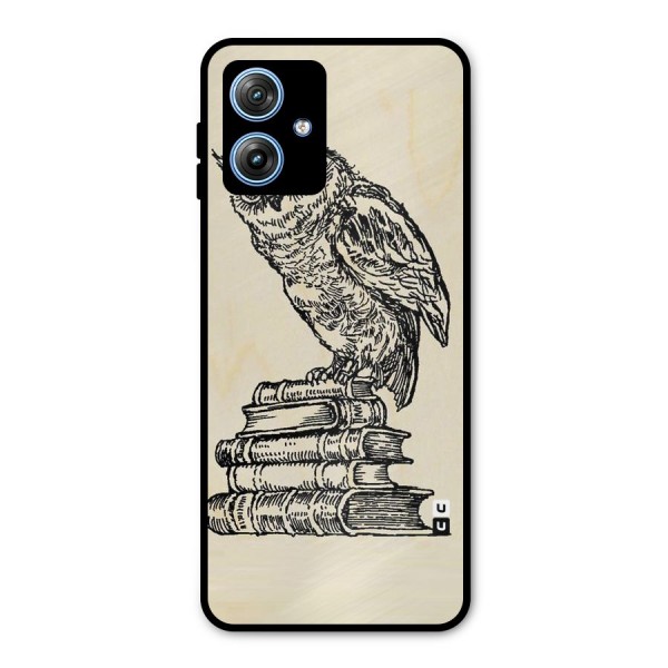 Book Owl Metal Back Case for Moto G54