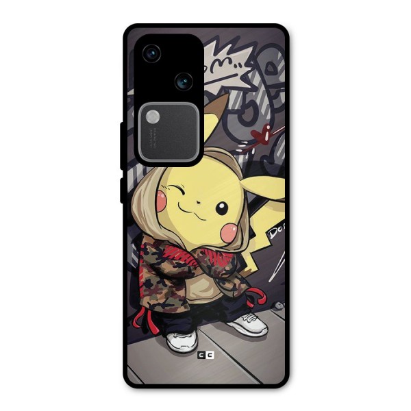 Boom Fun Metal Back Case for Vivo V30 Pro